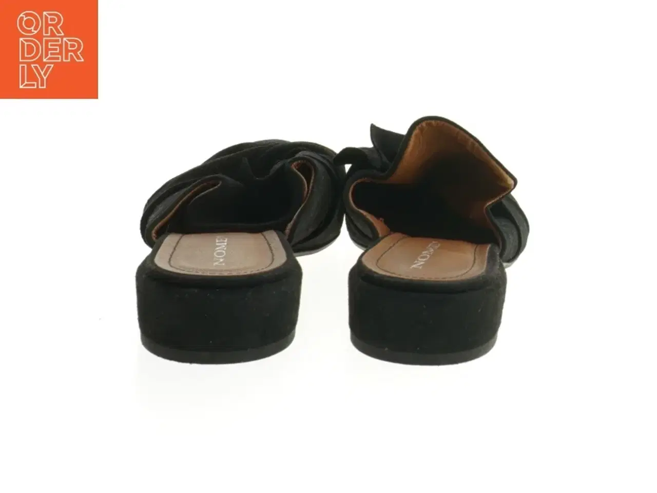 Billede 2 - Sorte flade mules fra Nome (str. 38 )