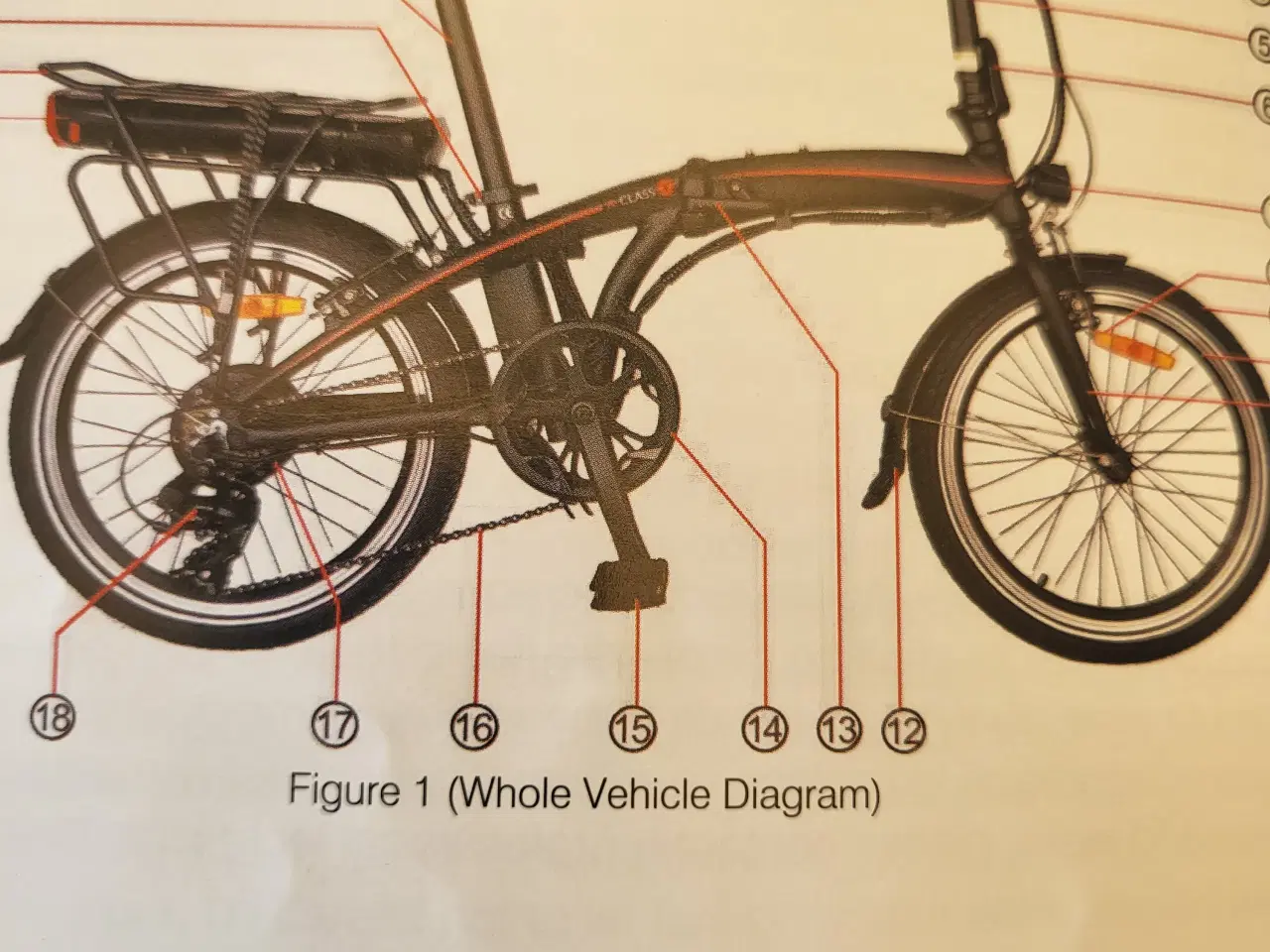 Billede 2 - 2 stk el-cykler,, foldbar