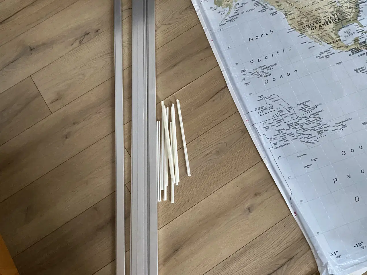 Billede 2 - Billede verdenskort 