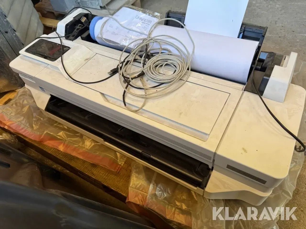 Billede 3 - Storformat printer - Transportkasse HP DesignJet T125 24” Plotter