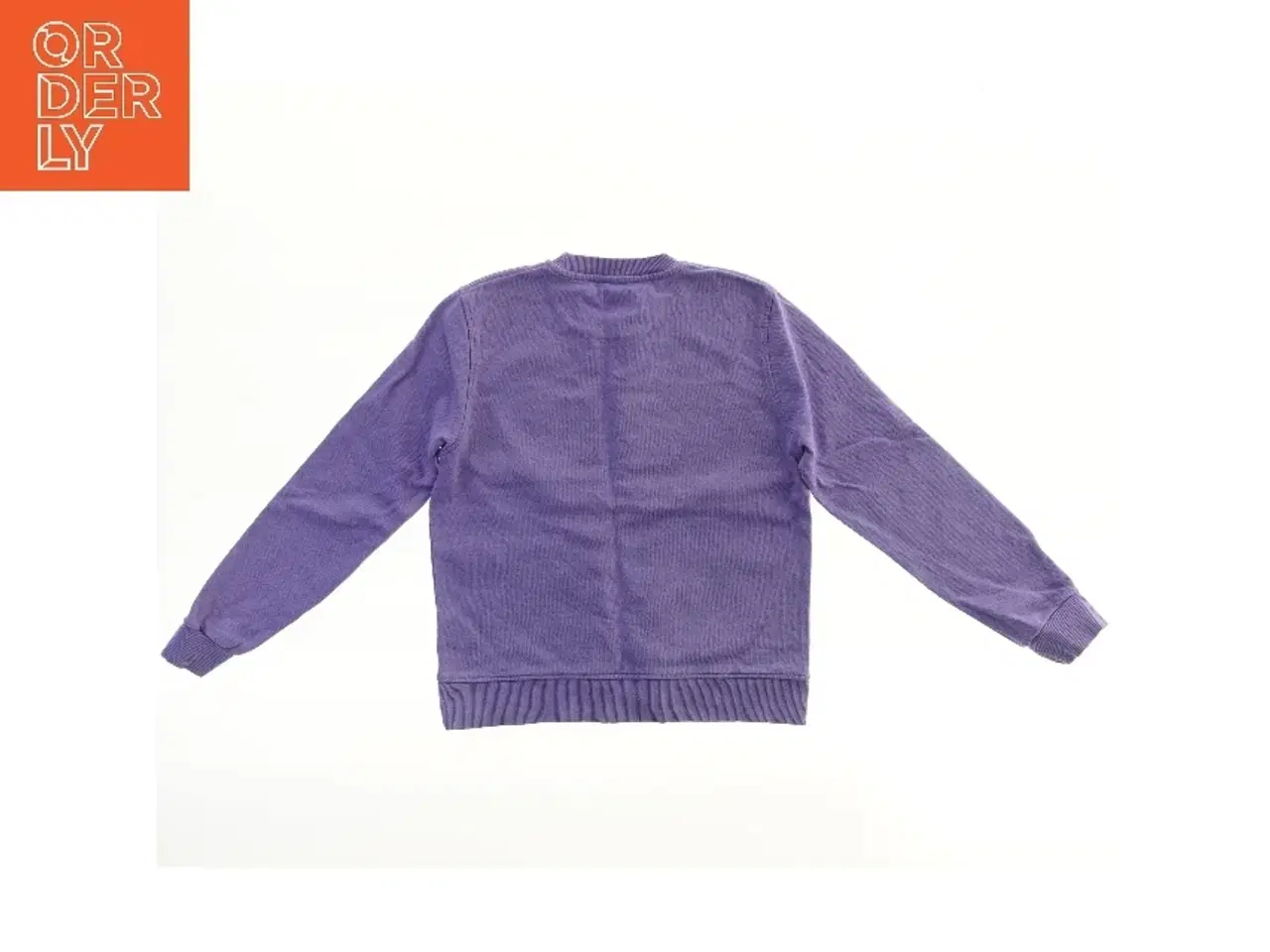 Billede 2 - Lilla sweatshirt med tryk fra Mads Nørgaard (str. 140)