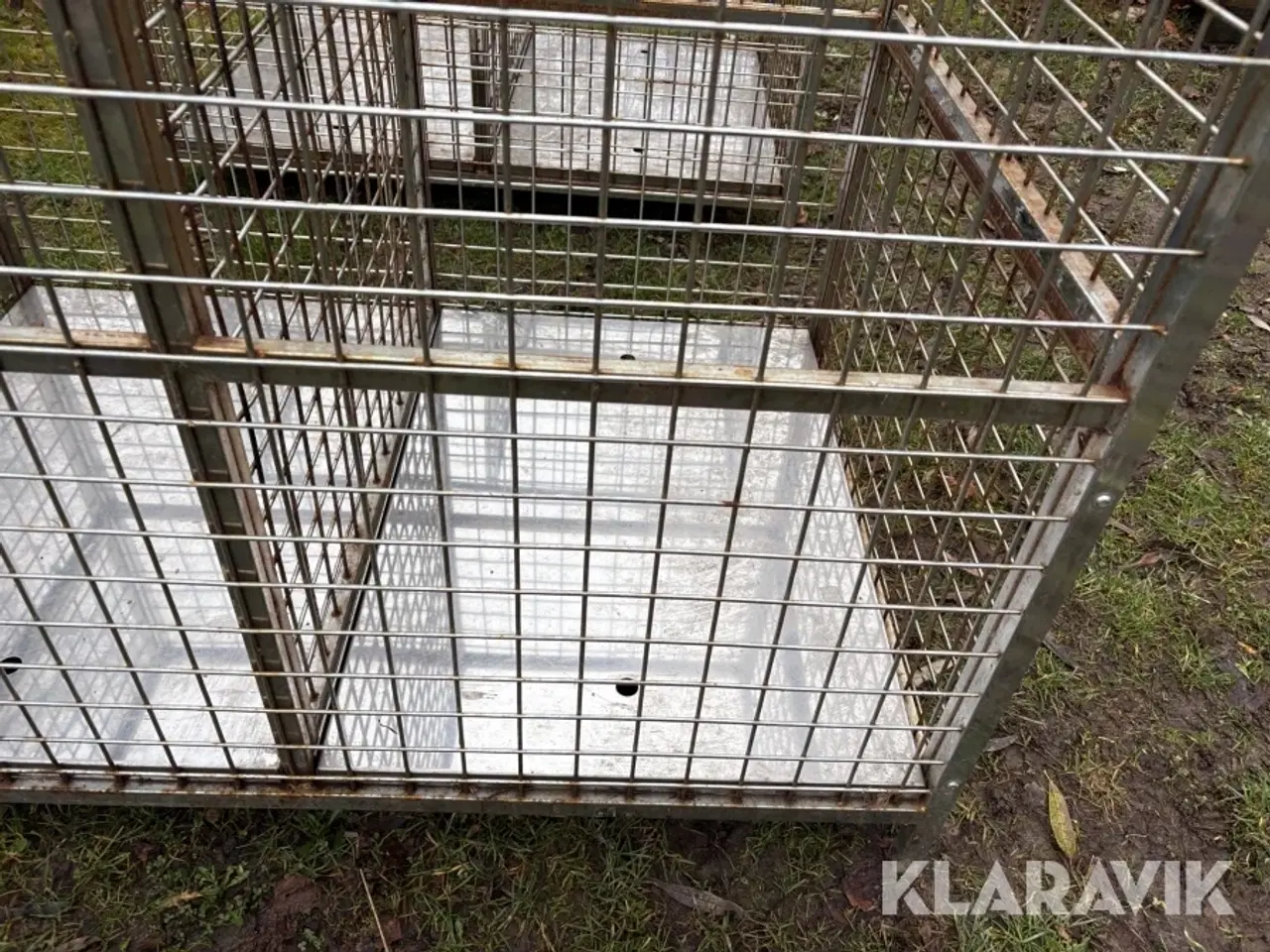 Billede 10 - Trådbur/pallekasse i stål 2 styk