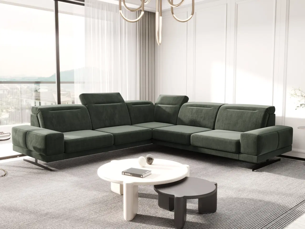 Billede 3 - FIORELLI MAX HJØRNESOFA 265x265 CM