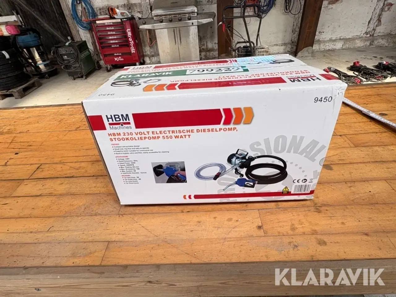 Billede 2 - Dieselpumpe HBM 550 watt