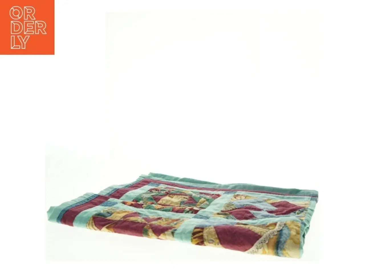 Billede 2 - Håndlavet quiltet tæppe (str. 77 x 98 cm)