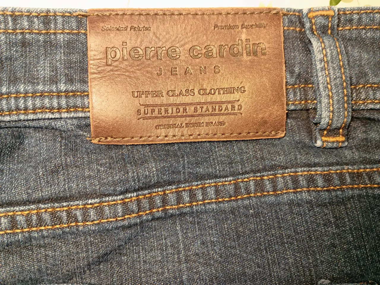 Billede 3 - Pierre Cardin Dijon jeans, W 42, L 32, blå/sort  