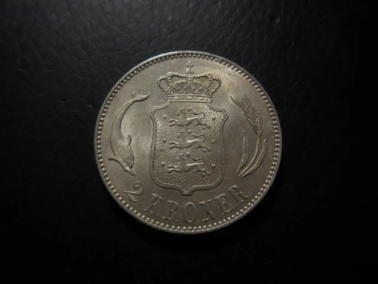 Billede 2 - 2 kroner 1915 sølv unc