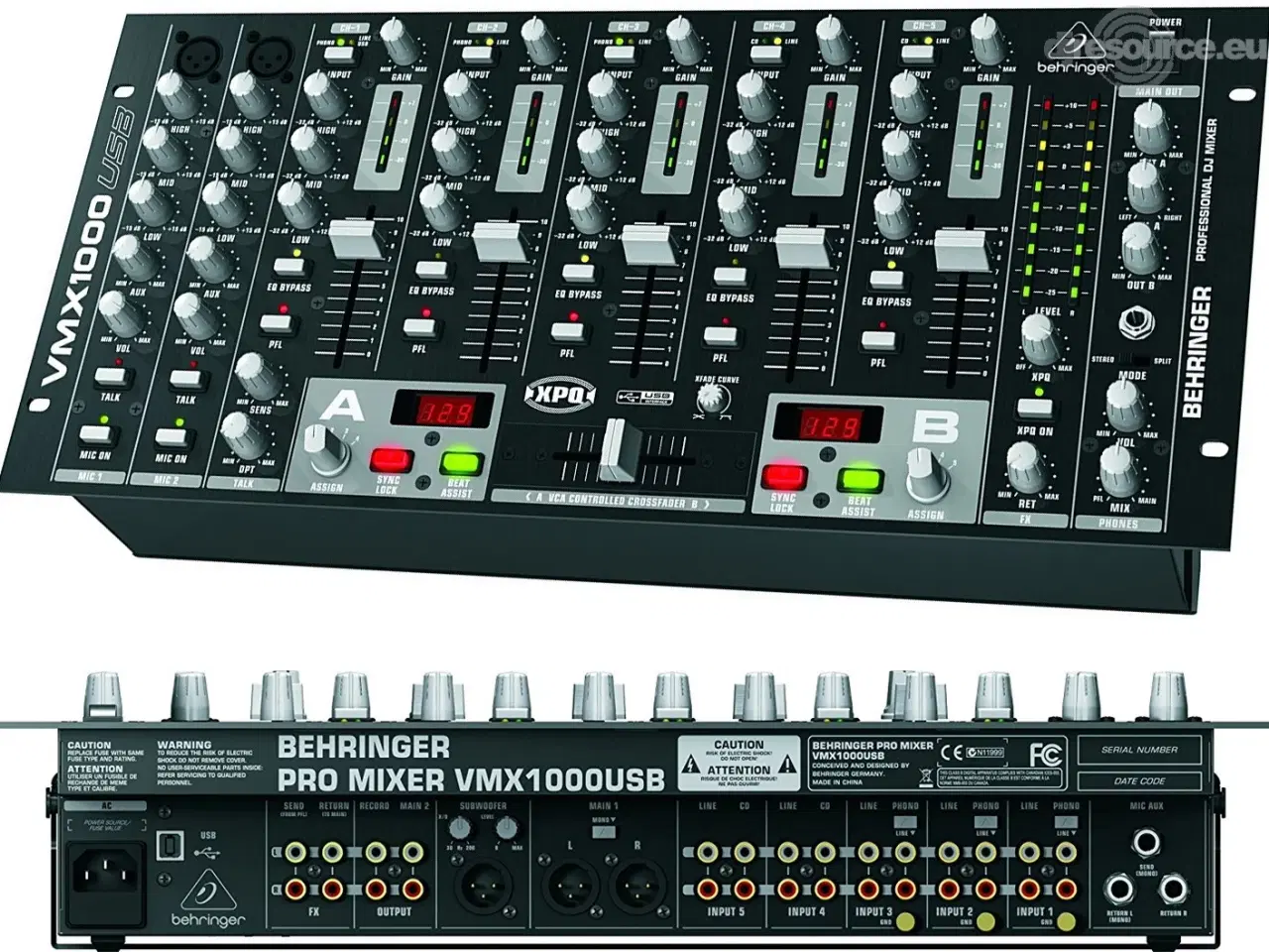 Billede 1 - DJ-mixer, Behringer Pro mixer, VMX 1000 USB,.