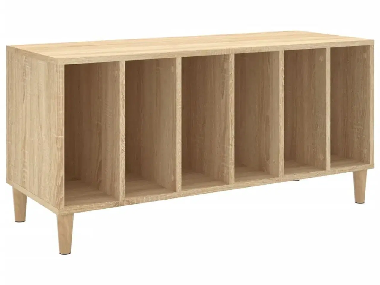 Billede 2 - Vinylskab 100x38x48 cm konstrueret træ sonoma-eg