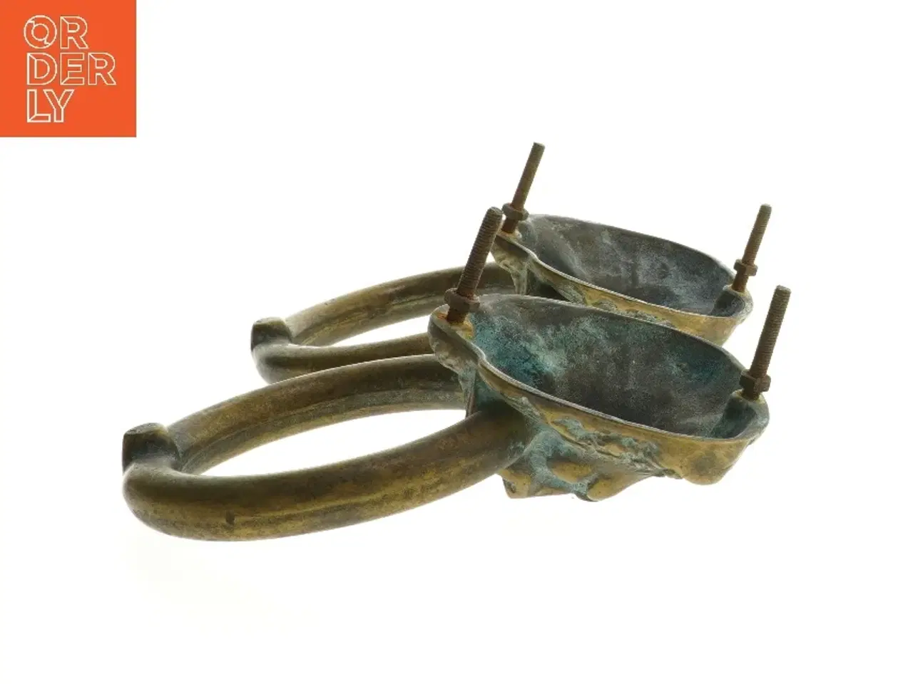 Billede 3 - Dørhåndtag med løveansigt (str. 20 cm)antikke fra italien