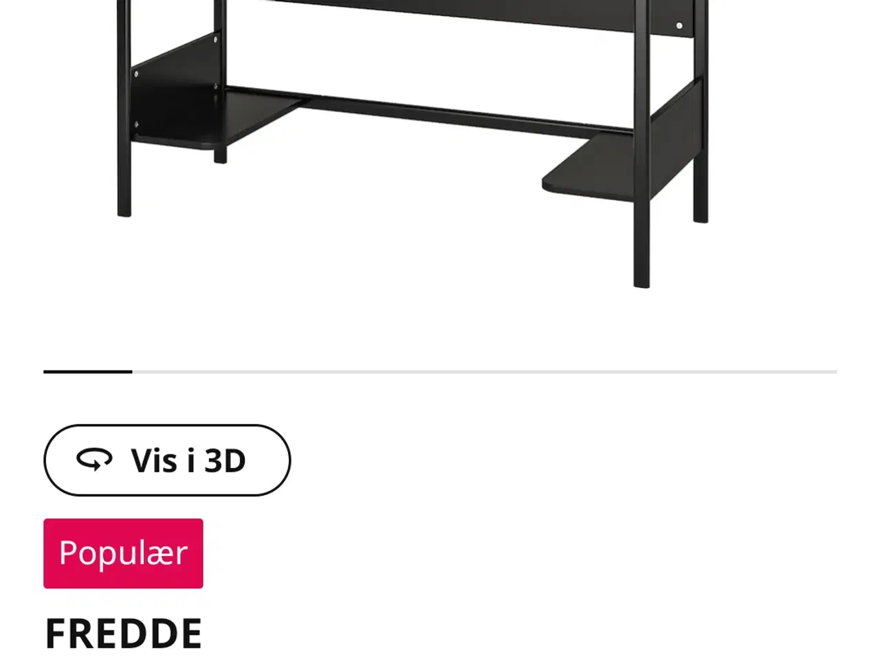 Billede 3 - Skrivebord Ikea Fredde