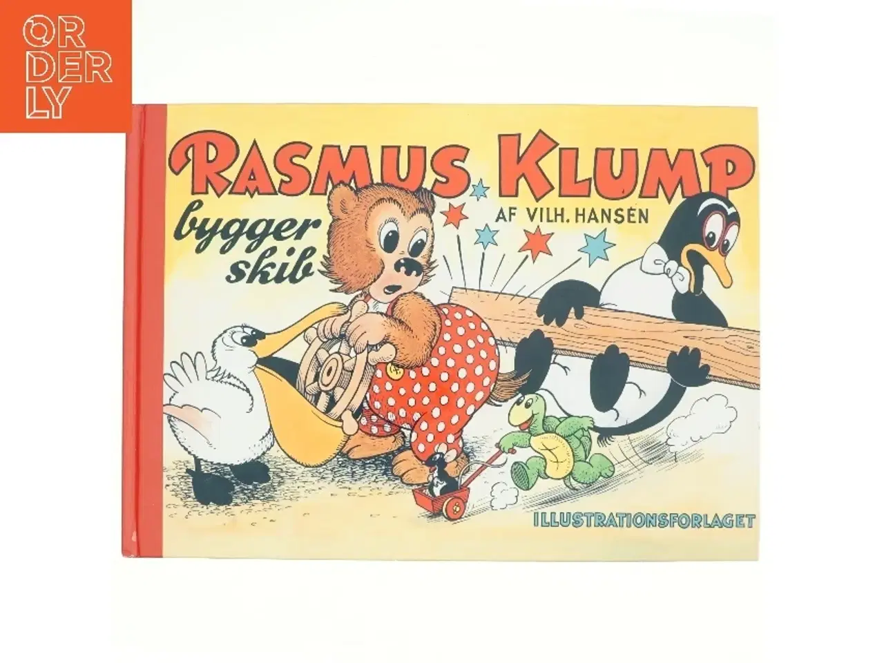 Billede 1 - Rasmus Klump bygger skib af Vilh Hansen (Bog)