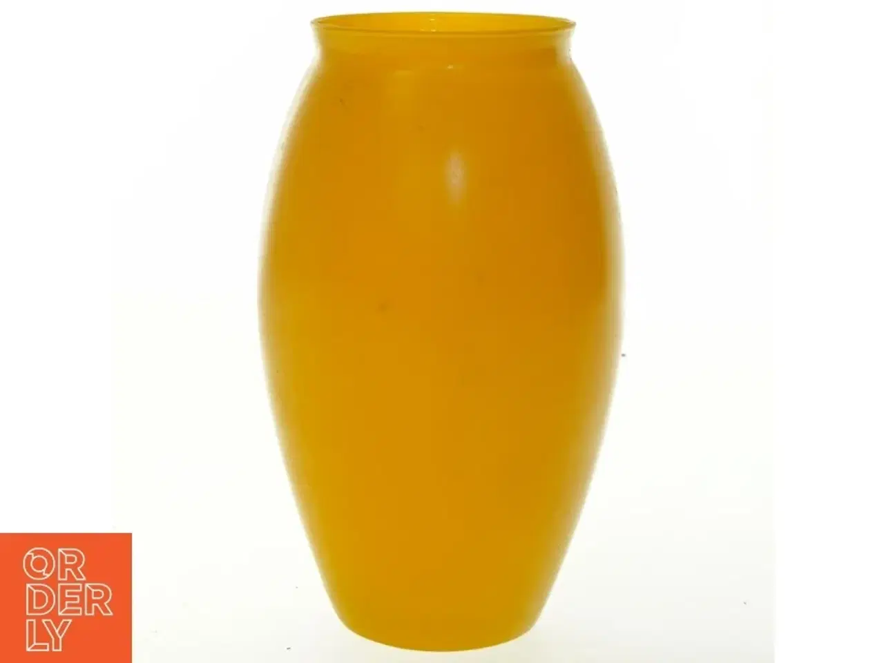 Billede 1 - Gul vase (str. 23x13 cm)