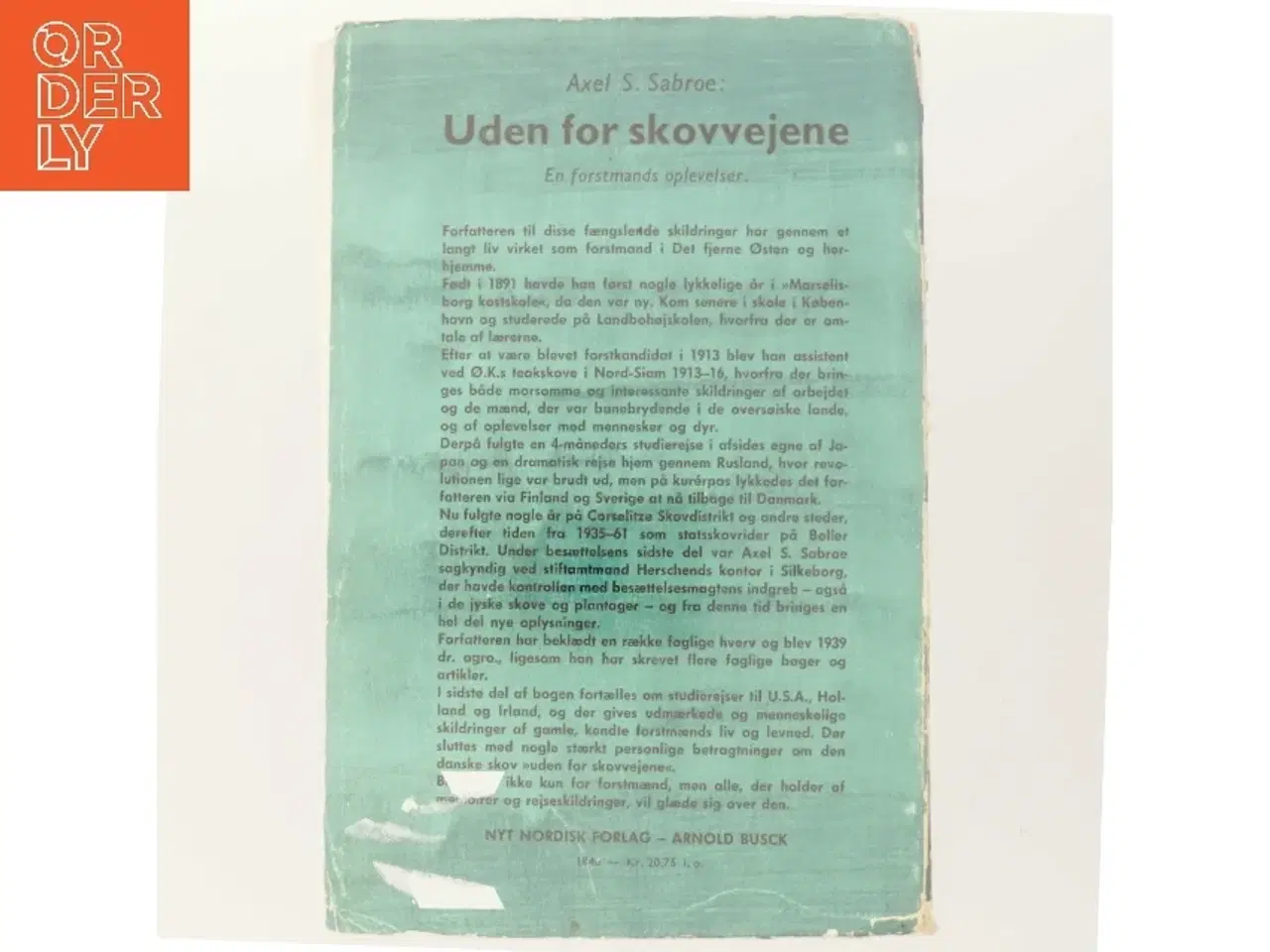 Billede 3 - Uden for skovvejene af Axel S. Sabroe (Bog)