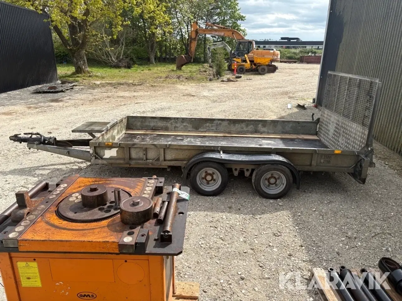Billede 7 - Maskintrailer Ifor Williams GP 126 3500 kg. 2-akslet