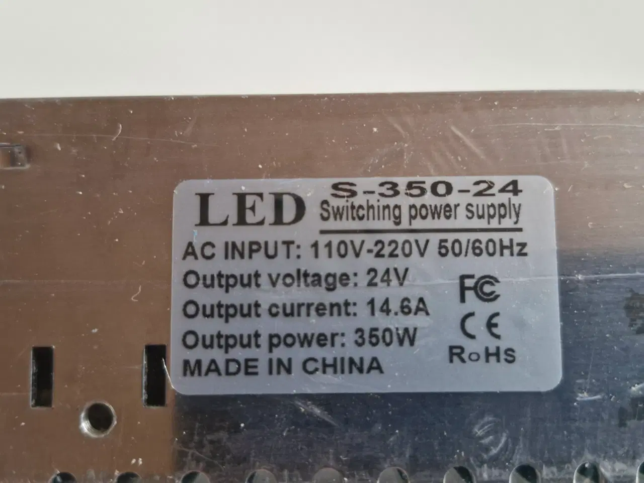 Billede 2 - 350W strømforsyning, 220VAC/24VDC