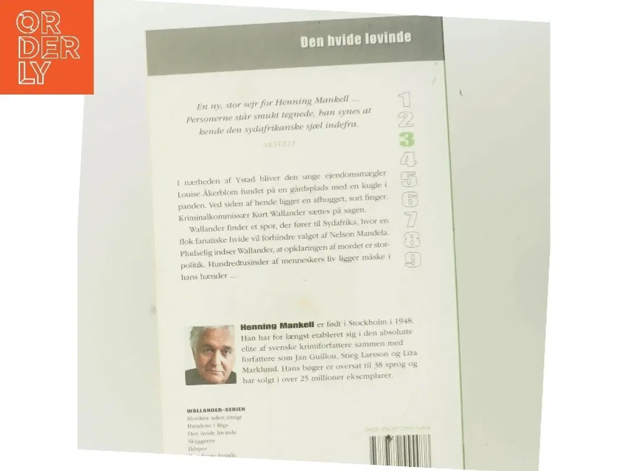 Billede 3 - Den hvide løvinde af Henning Mankell (Bog)