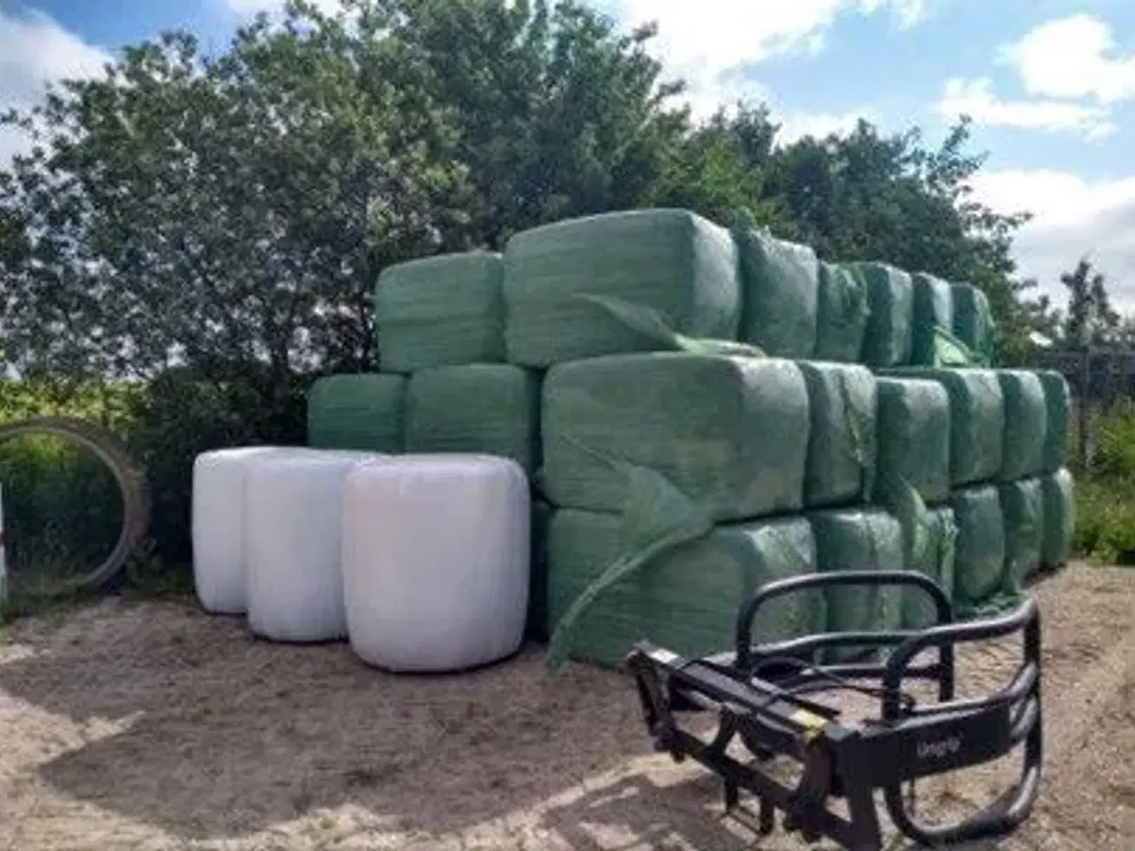 Billede 1 - salg af tørt wrap og indpakket hø,