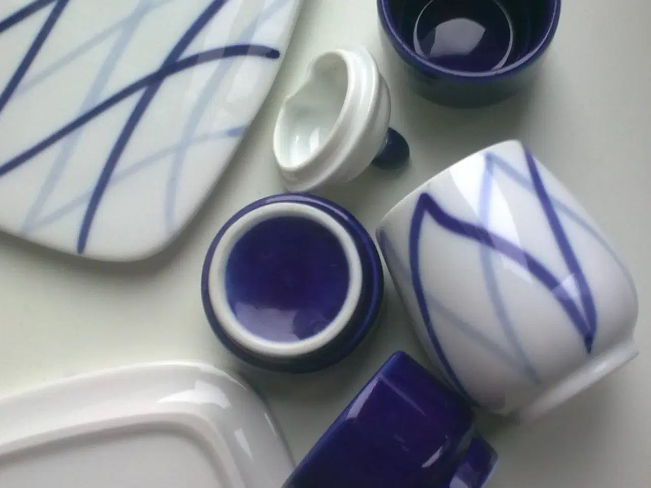 Billede 10 - Fisk skål i blå. Lindberg design Sverige