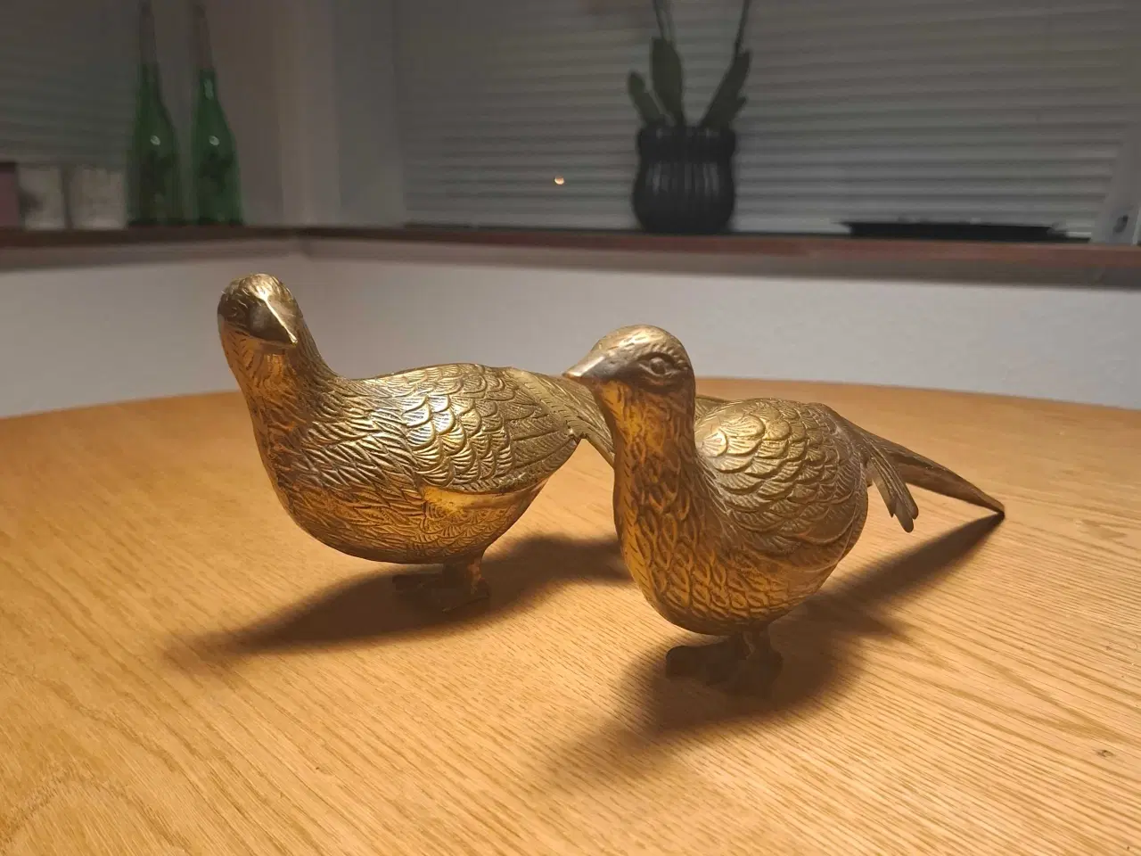 Billede 1 - Fasan Par i messing