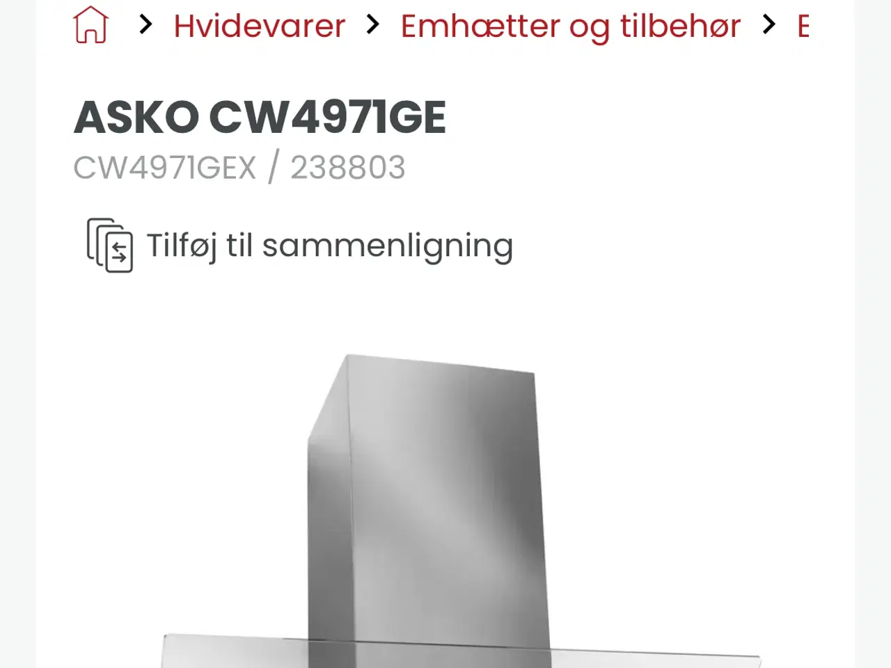 Billede 1 - Emhætte 