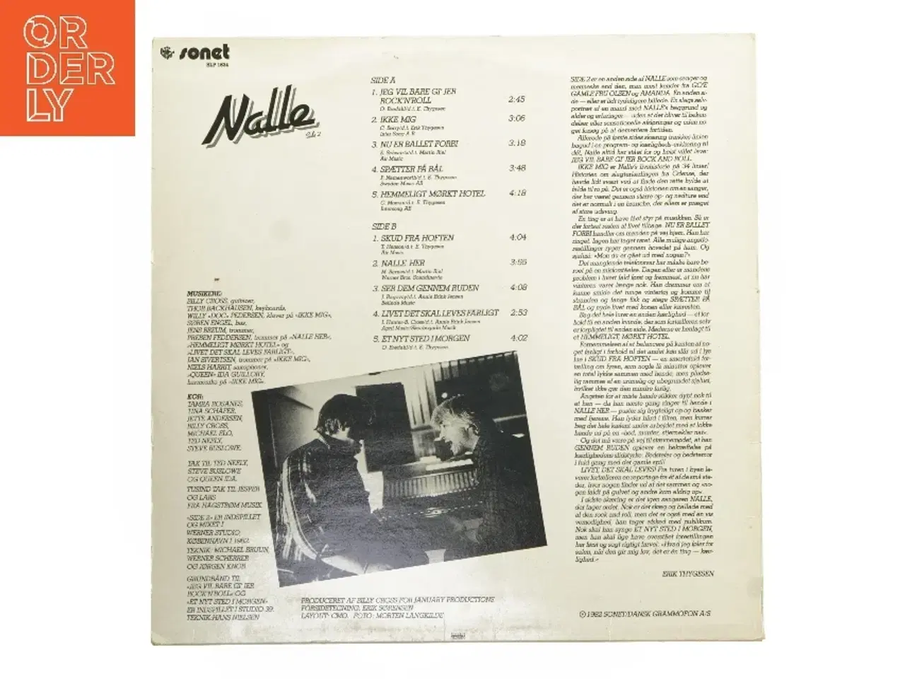 Billede 2 - Nalle Side 2 vinylplade fra Sonet