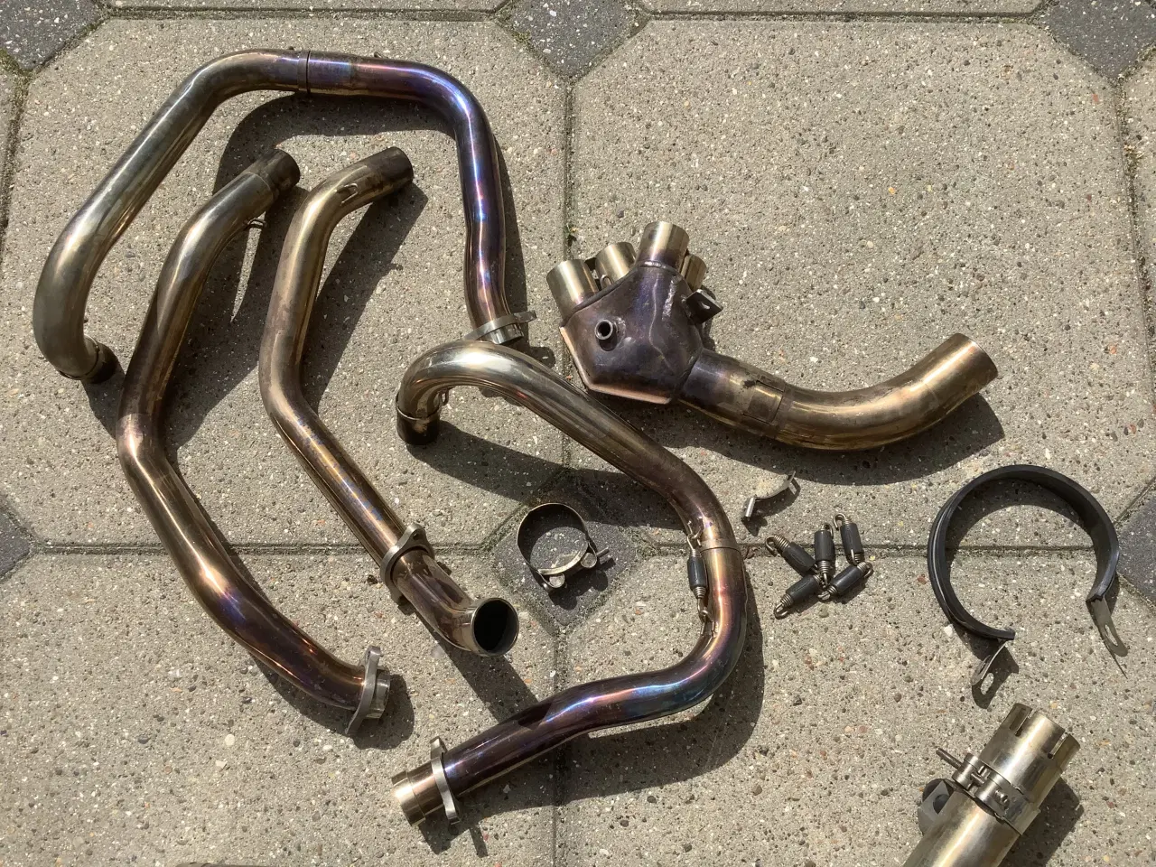 Billede 8 - Honda VFR 800 rc79 Delkevic udstødning komplet.