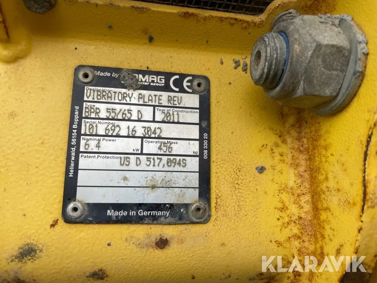 Billede 7 - Pladevibrator Bomag BPR 55/65D