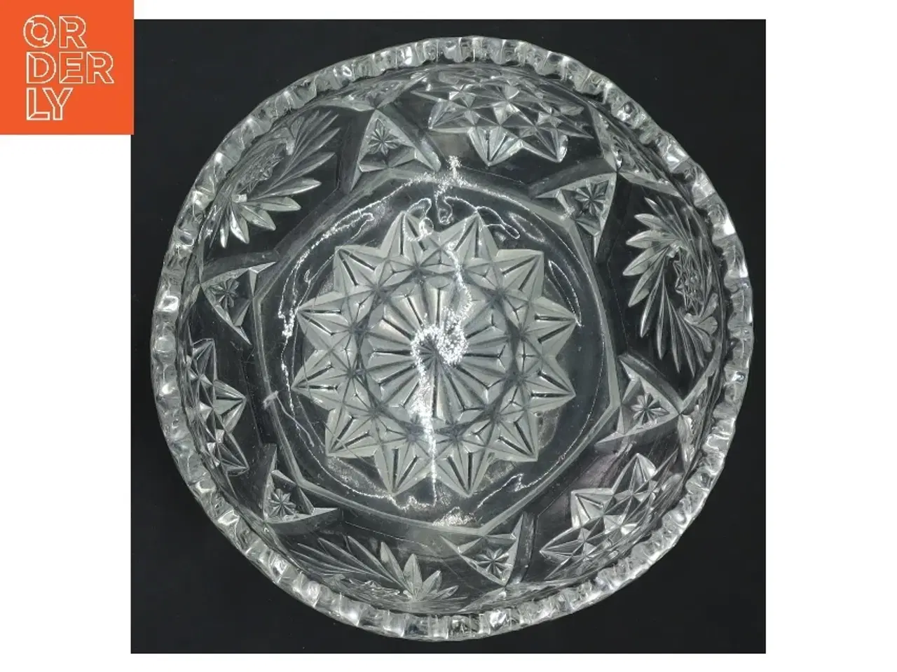Billede 2 - Dekorativ glasskål (str. Ø 15 cm)