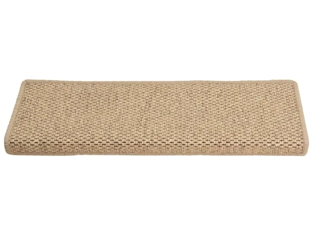 Billede 4 - Selvklæbende trappemåtter 15stk. 65x21x4cm sisal-look sandfarve