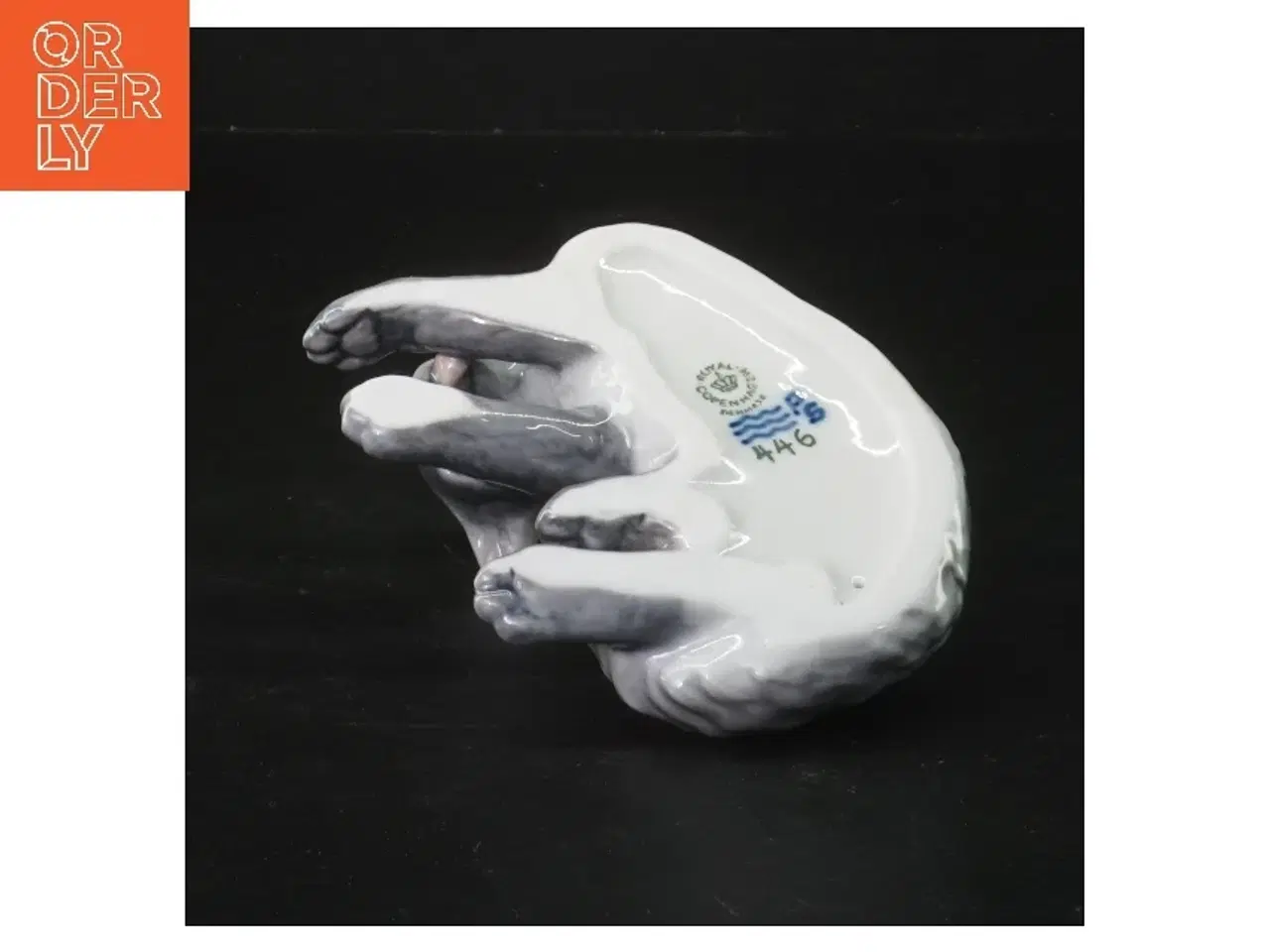 Billede 4 - Porcelænsfigur af liggende ræv fra Royal Copenhagen 446(str. 13,5x10 cm)