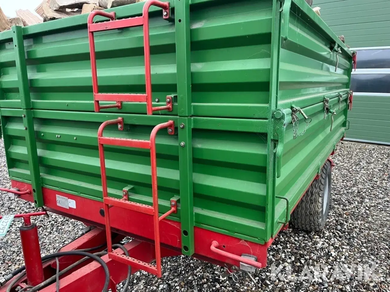 Billede 12 - Tipvogn Præstbro Maskiner T654/1 3-vejs tip - med bremser