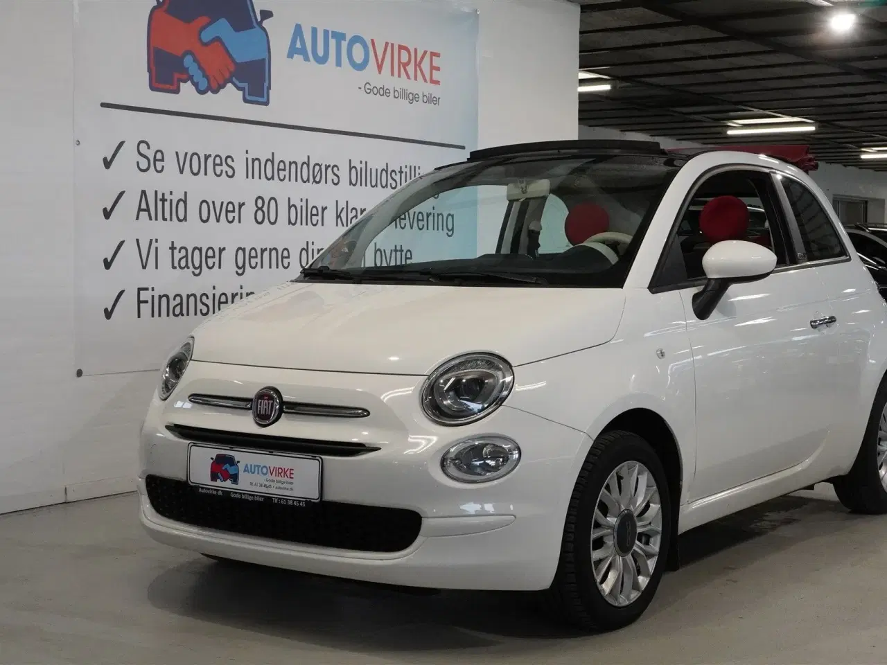Billede 2 - Fiat 500C 0,9 TwinAir Popstar Start & Stop 80HK Cabr.