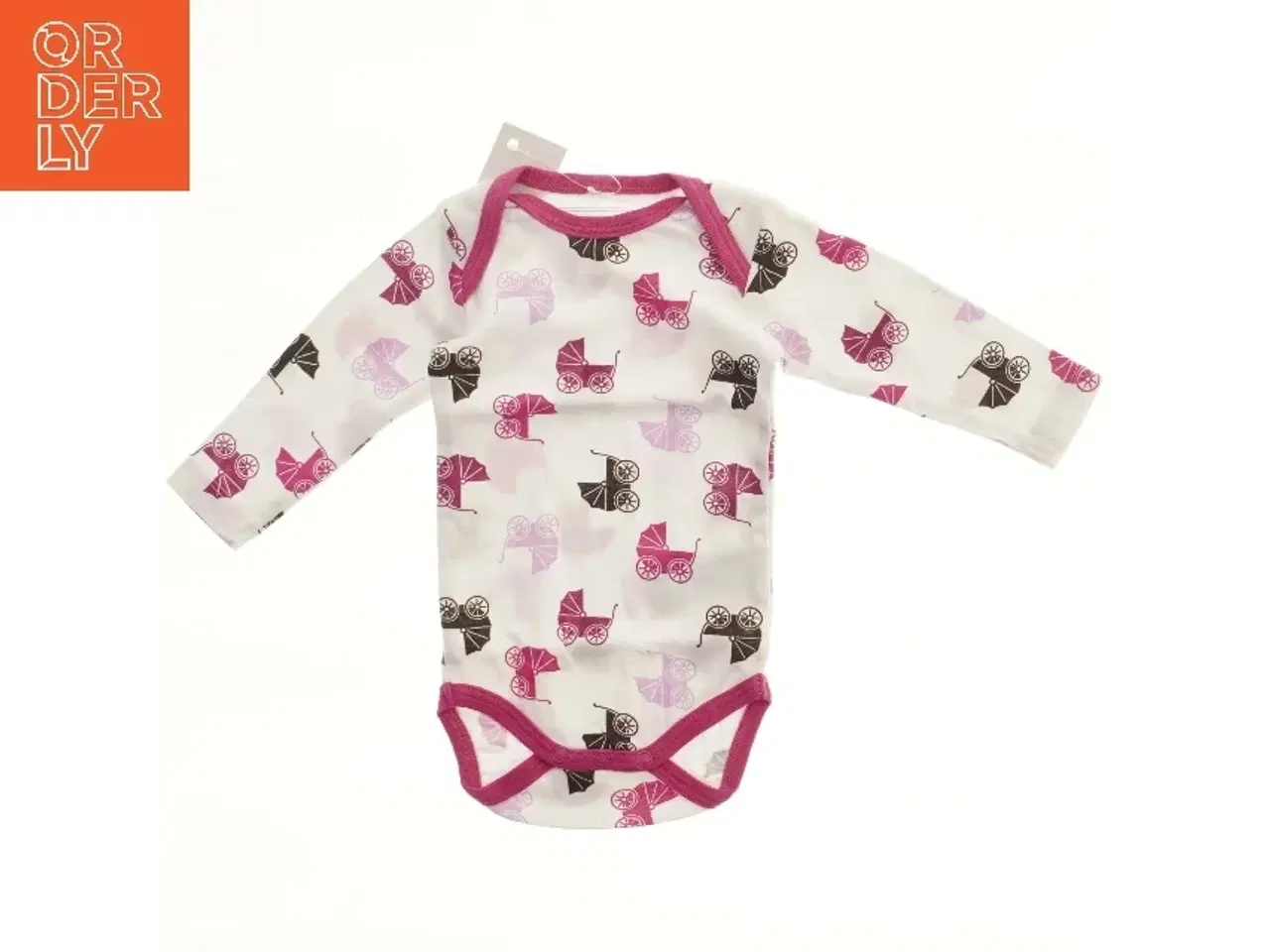 Billede 1 - Langærmet bodystocking med barnevognsprint fra Name It (str. 62)