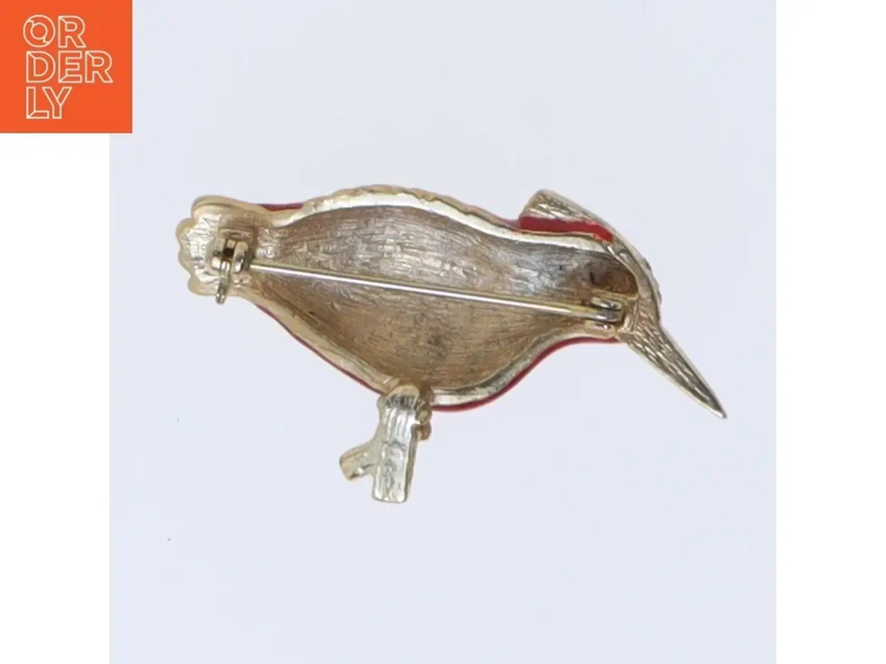 Billede 2 - Fugleformet broche (str. 5 cm)