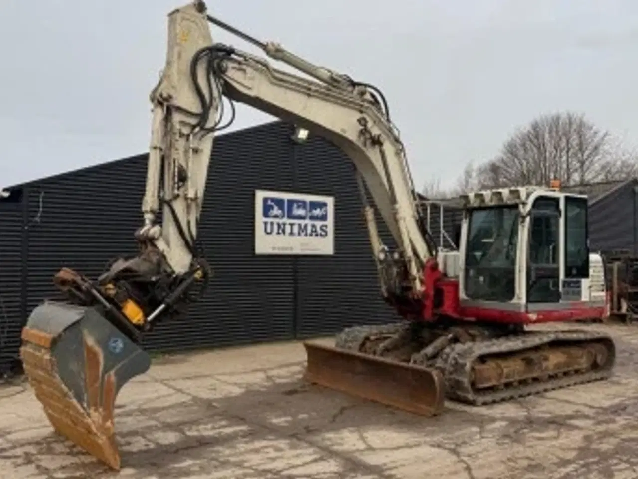 Billede 1 - Gravemaskine med rotortilt