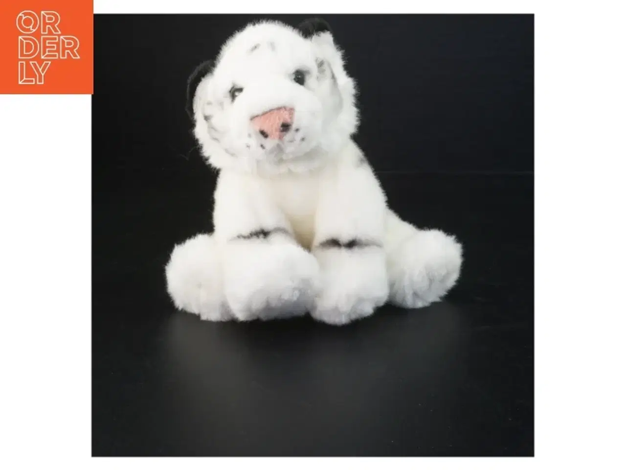 Billede 2 - Hvid tiger tøjdyr (str. 18 cm)