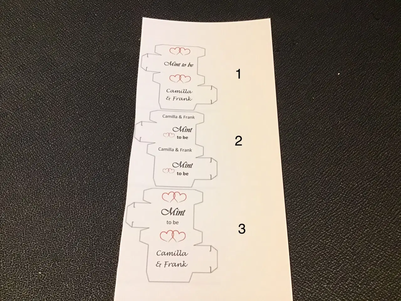 Billede 4 - Panodil og mint to be æsker til bryllup