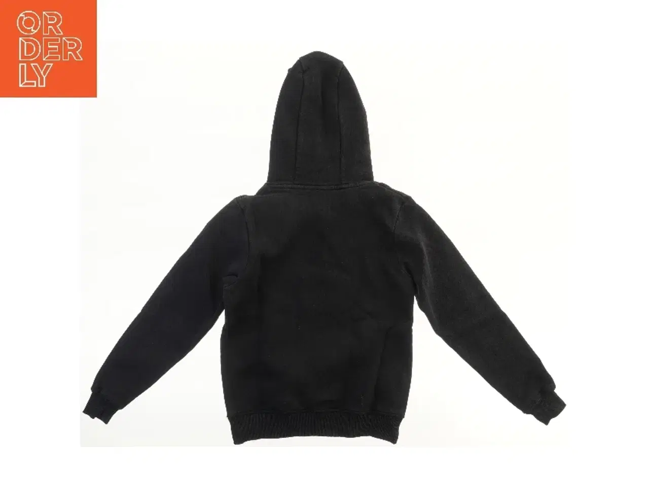 Billede 2 - Sort hættetrøje med 'GEEK'D' print (str. 158)