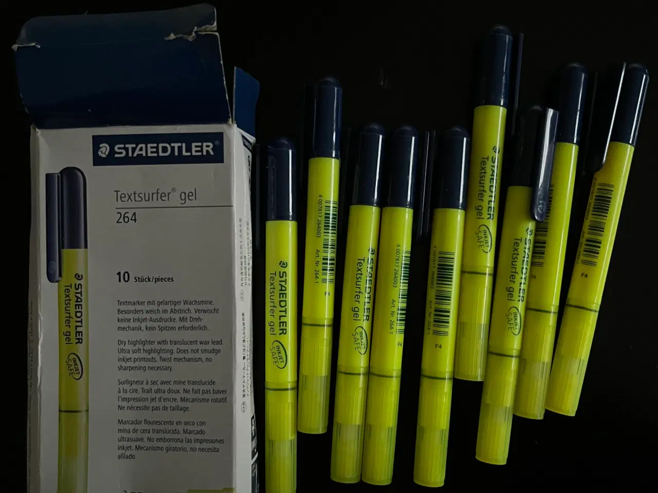 Billede 1 - Staedtler Textsurfer gel penne, 9 stk