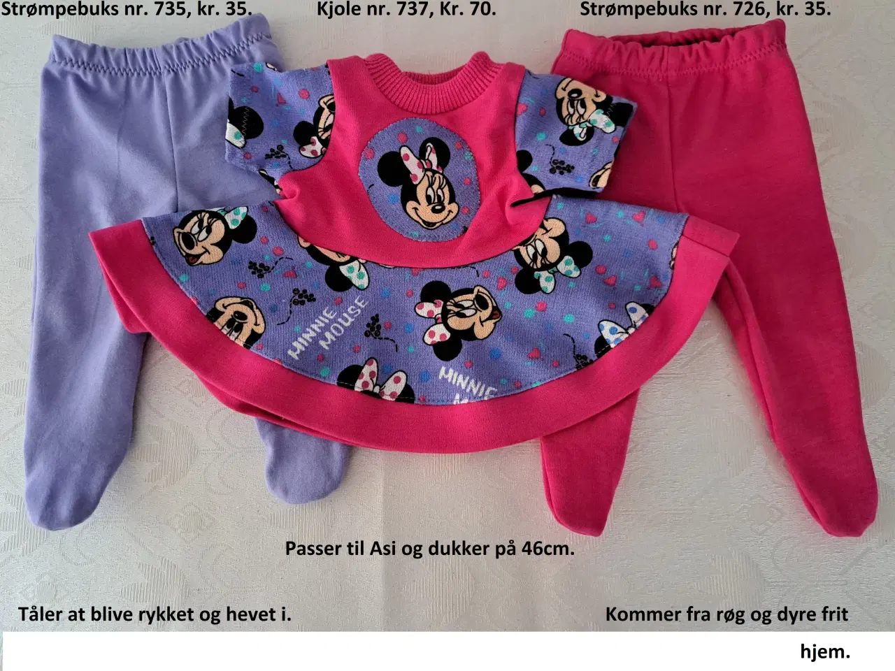 Billede 2 - Dukketøj til Asi eller til dukker på 46cm.