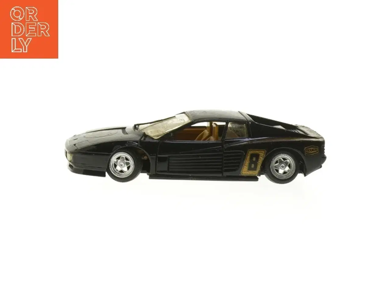 Billede 1 - Sort legetøjsbil (str. 18,5x8 cm)