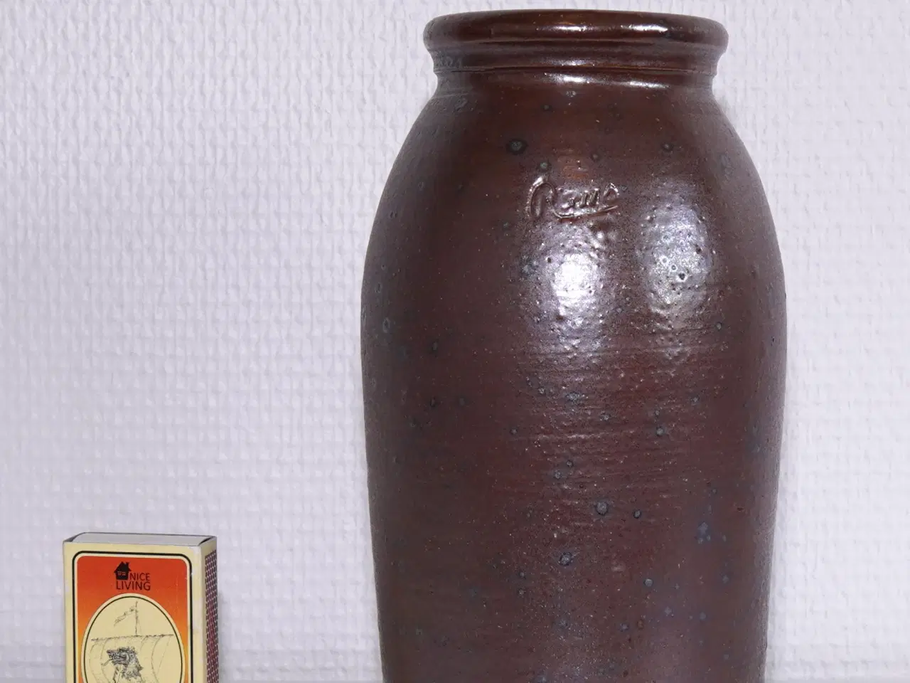 Billede 2 - Vintage vase / krukke i stentøj fra Raus Keramik
