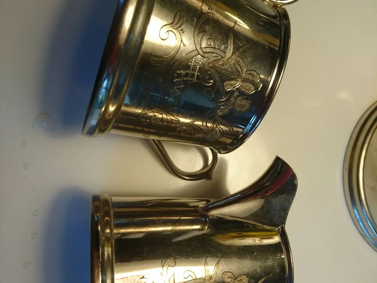 Billede 1 - Kaffekande,sukkerskål og fødekande