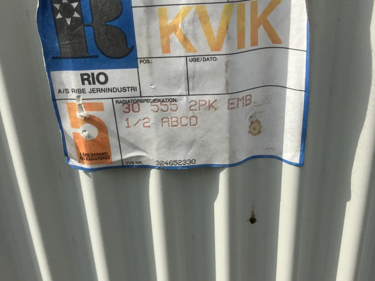 Billede 2 - Radiator 55x100 cm
