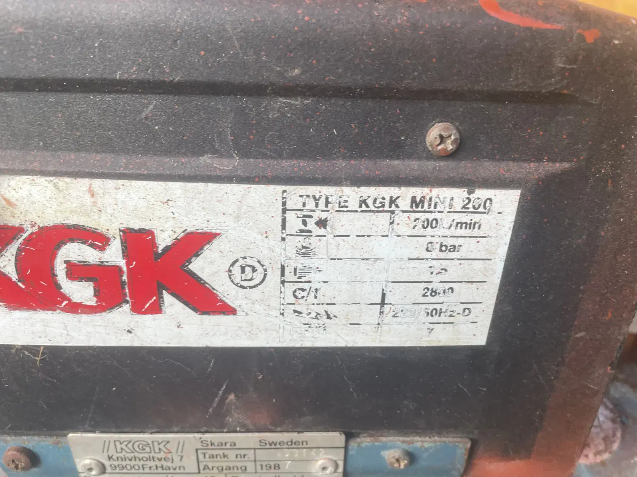 Billede 2 - kompressor Mærke KGK mini