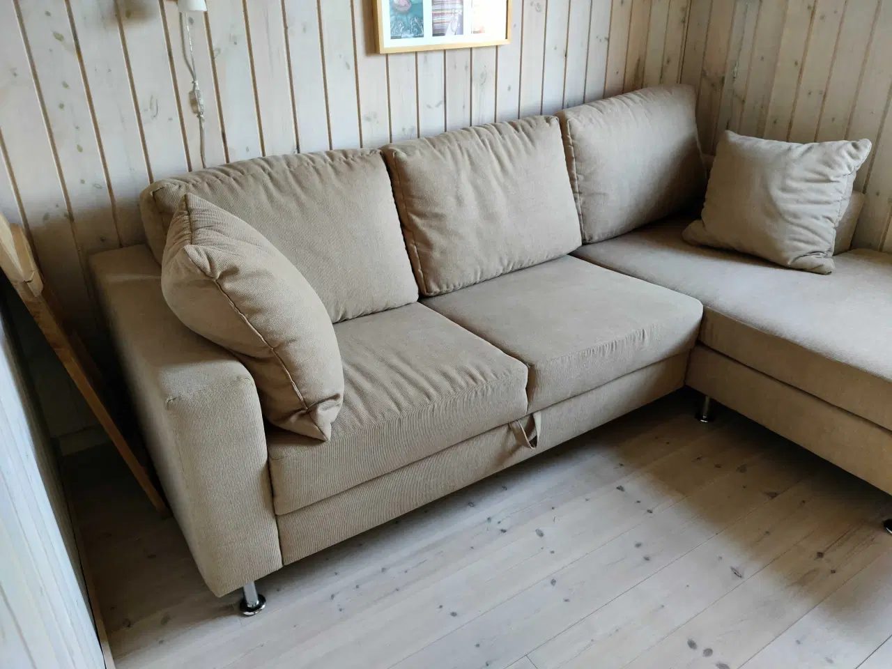 Billede 2 - Dobbelt sovesofa med chaiselong 