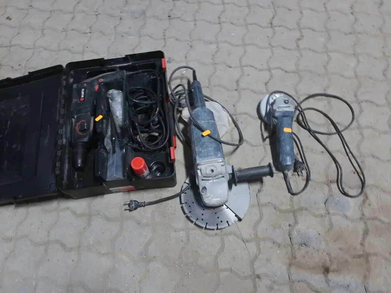 Billede 1 - 2 stk. vinkelsliber og borehammer BOSCH, WURTH