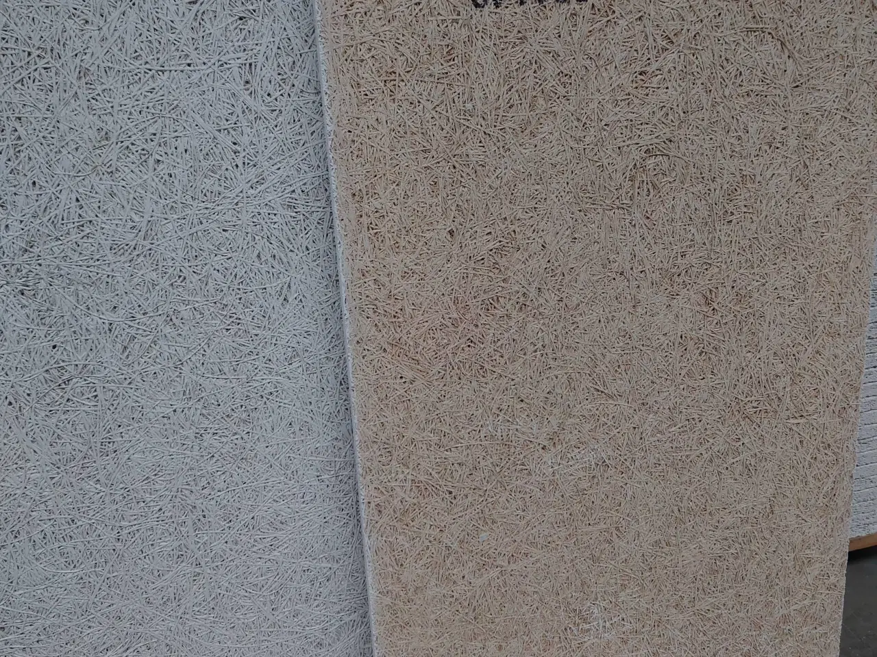 Billede 1 - Troldtektplader i hvid, struktur fin