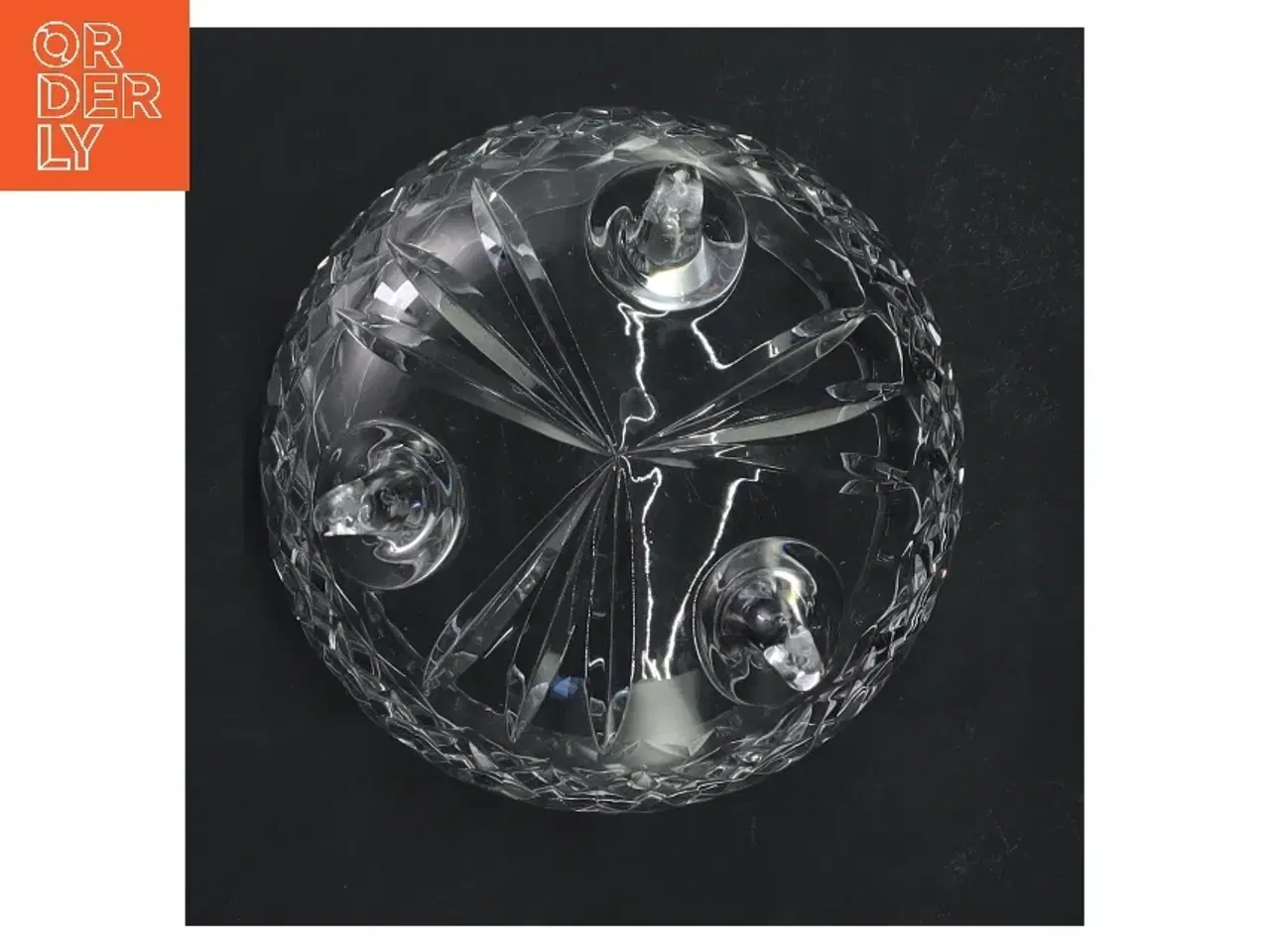 Billede 3 - Glaskrukke på fod (str. Ø 10 cm)